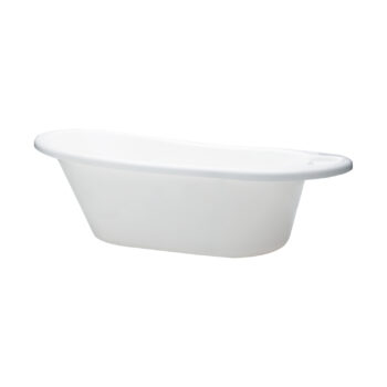 Bébé-Basics bad, eenvoudig en ergonomisch ontwerp, biedt een veilige en comfortabele badervaring voor baby's, ideaal voor dagelijks gebruik.