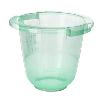Tummy Tub Original babybad, emmerstijl ontwerp dat de foetushouding nabootst, biedt een veilige en rustgevende badervaring voor pasgeborenen en jonge baby's.