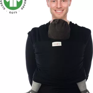 Babylonia Tricot-Slen – een comfortabele en rekbare draagdoek gemaakt van 100% biologisch katoen, ontworpen om je baby veilig en dichtbij te dragen vanaf de geboorte tot peuterleeftijd, biedt meerdere draagposities en optimale ondersteuning voor zowel ouder als kind.