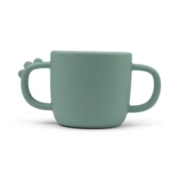 Done By Deer open beker – een stijlvolle en kindvriendelijke beker zonder tuit of deksel, ontworpen om zelfstandig drinken te bevorderen, perfect voor kleine handjes.