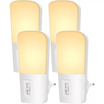 Qumax LED Nachtlampje – een modern en energiezuinig nachtlampje met zachte LED-verlichting, ontworpen om een kalmerende gloed te bieden, ideaal voor slaapkamers of kinderkamers.