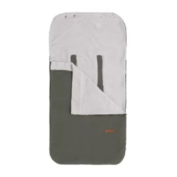Baby's Only Zomervoetenzak – een lichte en ademende voetenzak, ontworpen om baby's comfortabel en beschermd te houden tijdens warmere dagen, ideaal voor gebruik in kinderwagens en autostoelen.