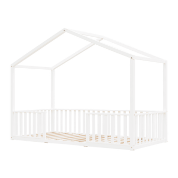 Bopita Robin Huisbed – een speels en stevig kinderbed in de vorm van een huisje, gemaakt van hoogwaardig hout, ontworpen om een veilige en gezellige slaapomgeving te creëren en de verbeelding van je kind te stimuleren, perfect voor elke kinderkamer.